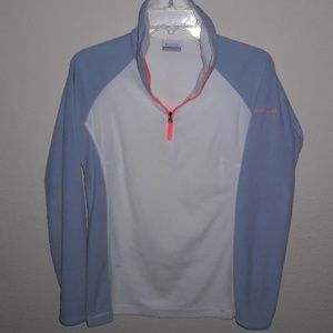 COLUMBIA FLEECE ZIP PULLOVER